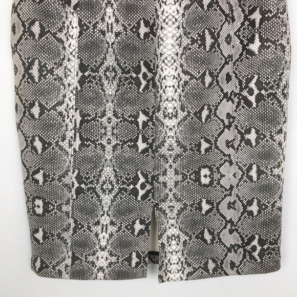 Marc New York Snakeskin Python Mini Skirt Women’s Size S Gray - Picture 9 of 11